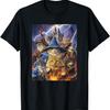 Fantasy Feline Wizard Cats T-Shirt