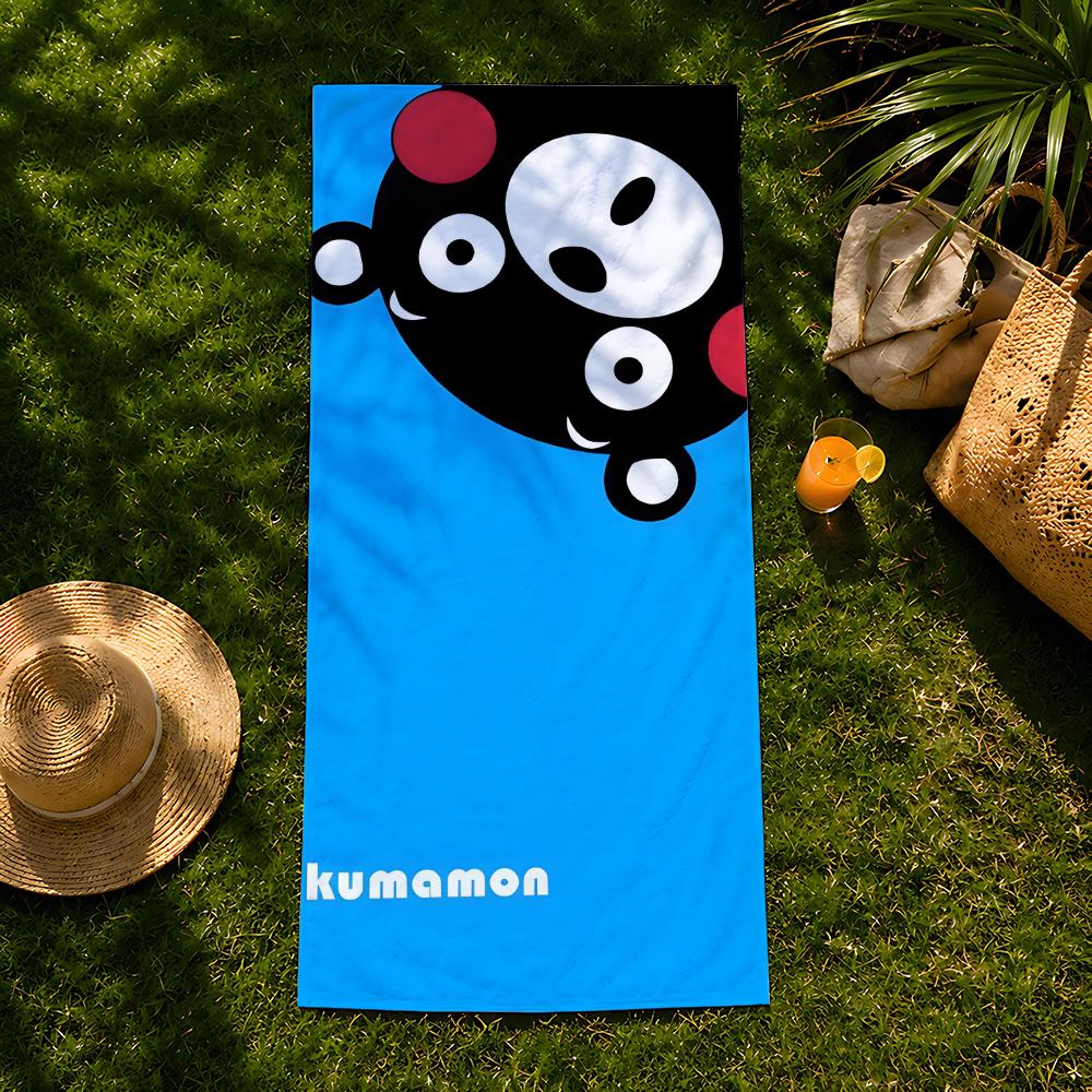 Character K-Kumamon Towel Beach Towel, Quick Drying Absorbent Bath Towel For Swim,Gym,Camping,Outdoor Hot 35X60cm