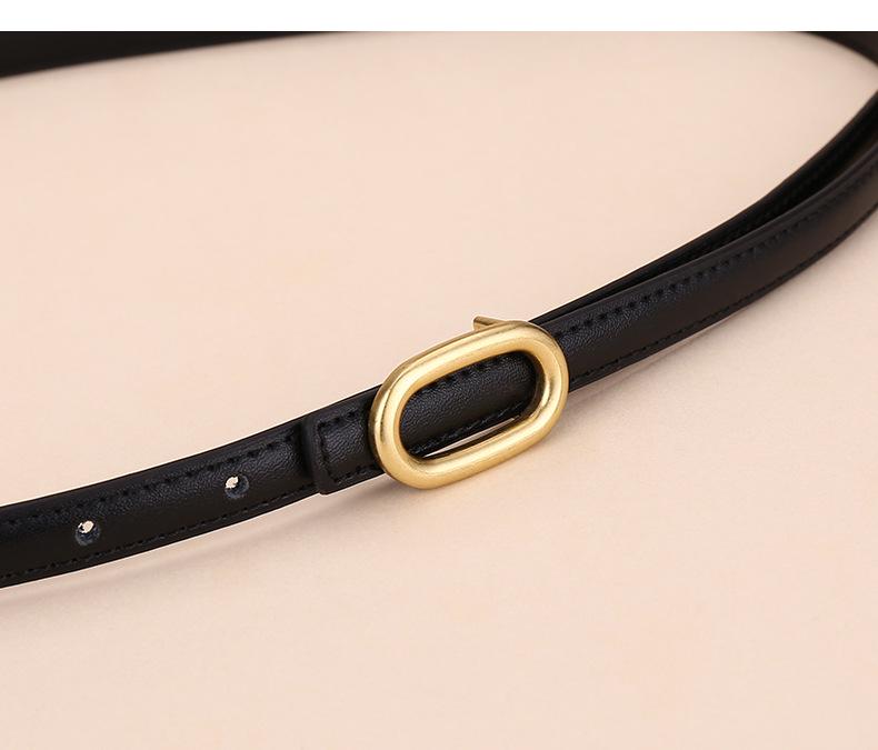 Women's Fashionable Cowhide Waist Belt - High-End, Versatile Accessory
