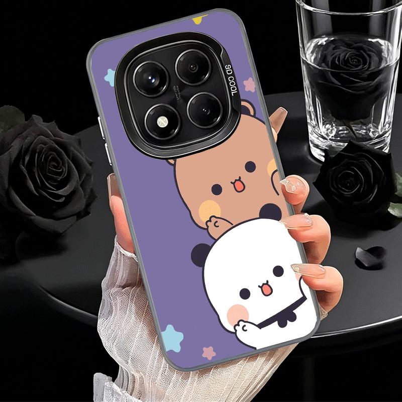 Bubu Dudu Cartoon Cute Soft Phone Case for Samsung Galaxy S24 S25 FE S26 Edge S23 Ultra S22 Plus S21 + Shockproof Cover Back She