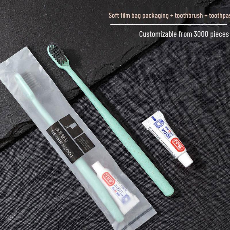 "Special Hotel Toiletries Set: Comb, Disposable Toothbrush with Toothpaste, Soft Bristles, Ideal for Homestays"