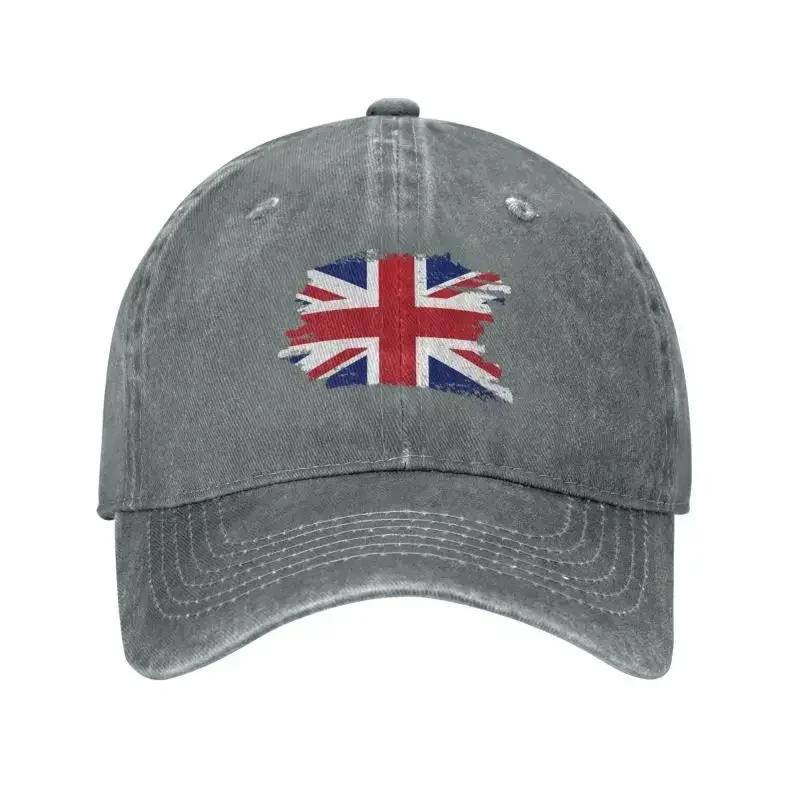 UK Flag Baseball Cap Outdoor Women Unisexs Adjustable