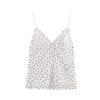 Stile europeo e americano moda donna francese top in rete di seta stampata con motivo animalier + gonna in rete di seta stampata