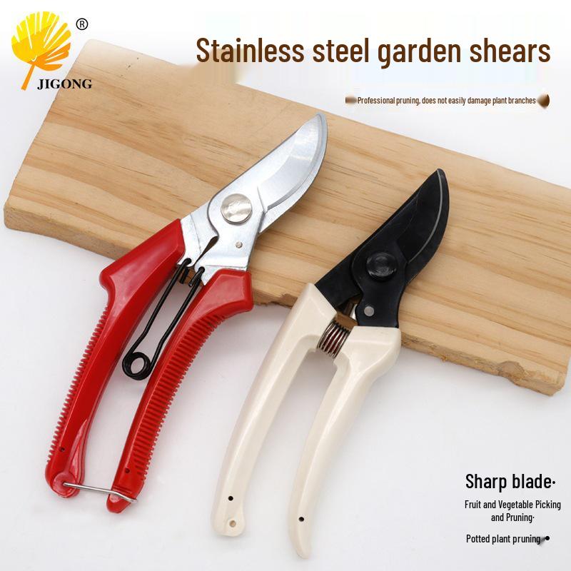 Stainless Steel Pruning Shears for Flower, Branch, and Fruit Tree Grafting