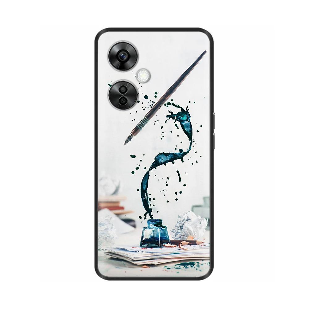 Für OnePlus Nord CE 3 Lite 5G Hülle Blume Silikon Weiche Rückseite Für Oneplus Nord CE3 5G NordN30 Handyhülle Schutzhülle