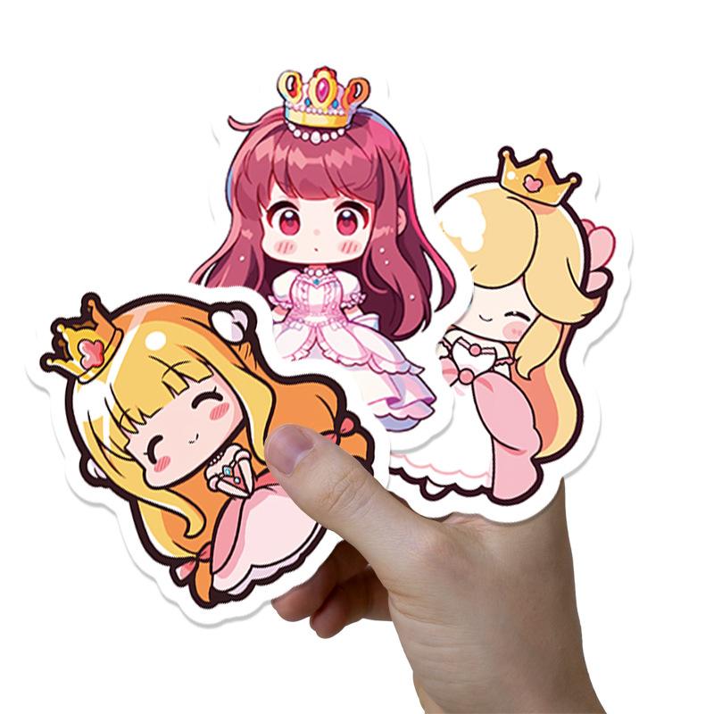 50 Cute Cartoon Stickers Pack Children's Graffiti Creative Stickers Water Cup Flat Waterproof Graffiti Stickers