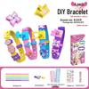 DIY Beaded Bracelet & Watch Strap for Girls - Educational Cartoon Design with Letters