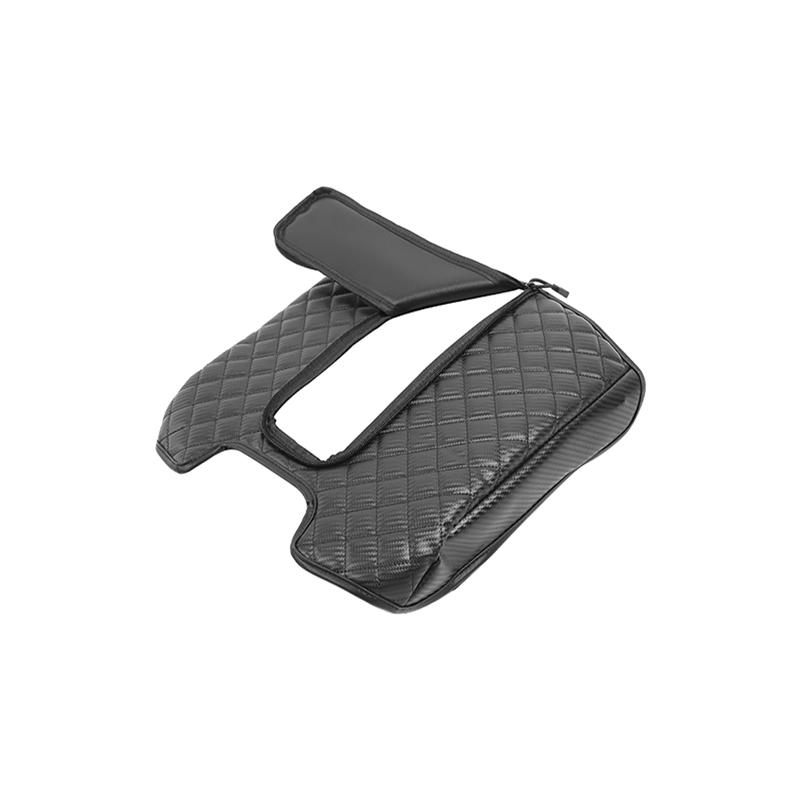 

Leather Armrest Protective Cover Anti-Scratch Pad Decoritive Cover For Chevy Silverado/GMC-SIERRA/Suburban 2014-2017 Car Interior Accessories вуглецевого волокна, чорного кольору