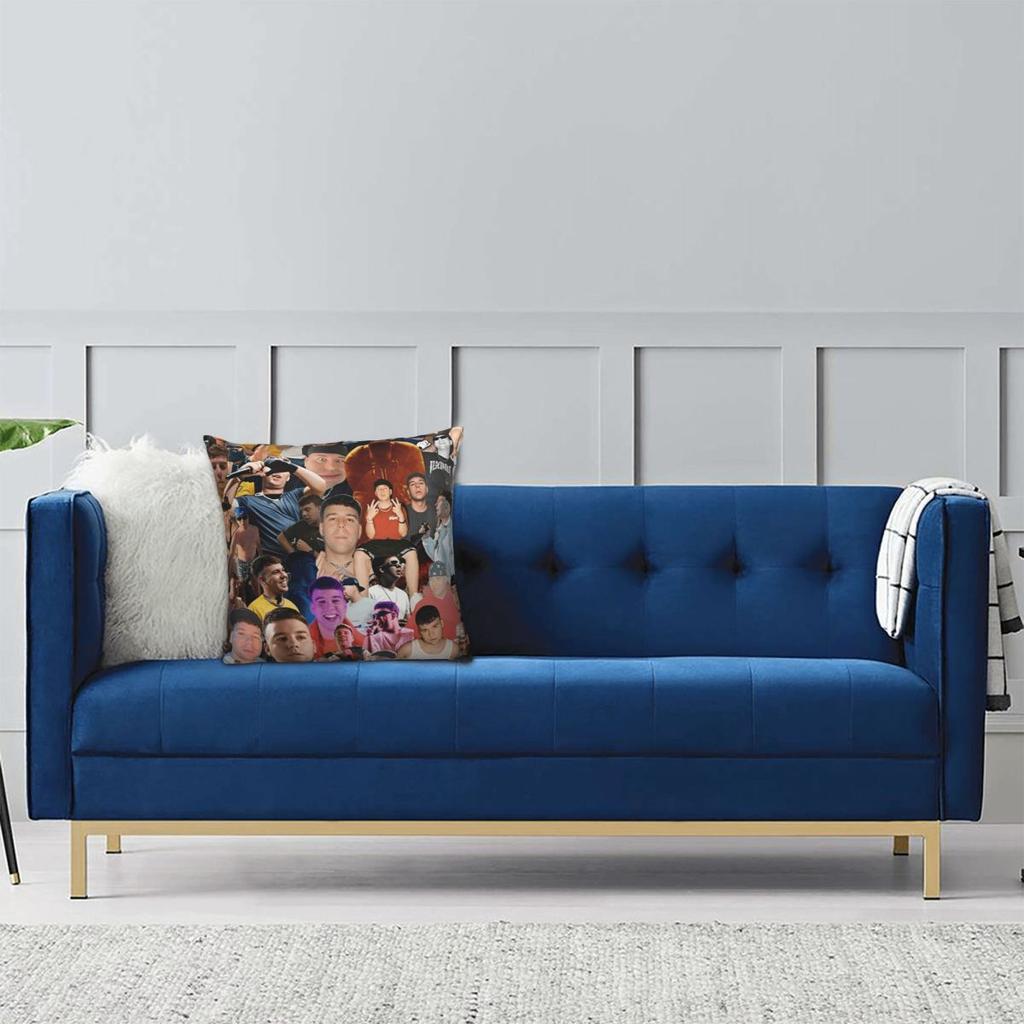 Rapper Quevedo Spaanse Zanger Kussensloop Nieuwigheid Kussensloop Vierkant Grafisch Kussensloop Kussenslopen Voor Bank Huisdecoratie
