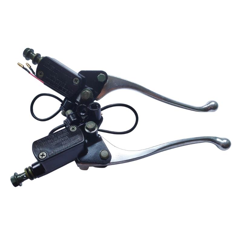 Front Cylinder Hydraulic Brake Lever Right Left Universal for Electric Bike Motorcycle Motocross Aluminum Clutch Pump