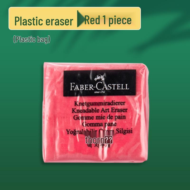 Faber-Castell Kneadable Eraser - Colored Soft Clay for Sketching & Drawing
