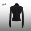 Adult Ballet Practice Jacket—Long Sleeve, Stand Collar, Slim Fit Dancewear for Spring/Autumn