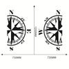Compass Totem Car Body Decal Vinyl Sticker for Caravan Travel Trailer Camper Van