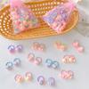 40Pcs/lot Baby Girl Hair Accessories Cute Flower Candy Baby Elastic Hair Ties Ponytail Holder Kids Girls Hair Ropes Rubber Band
