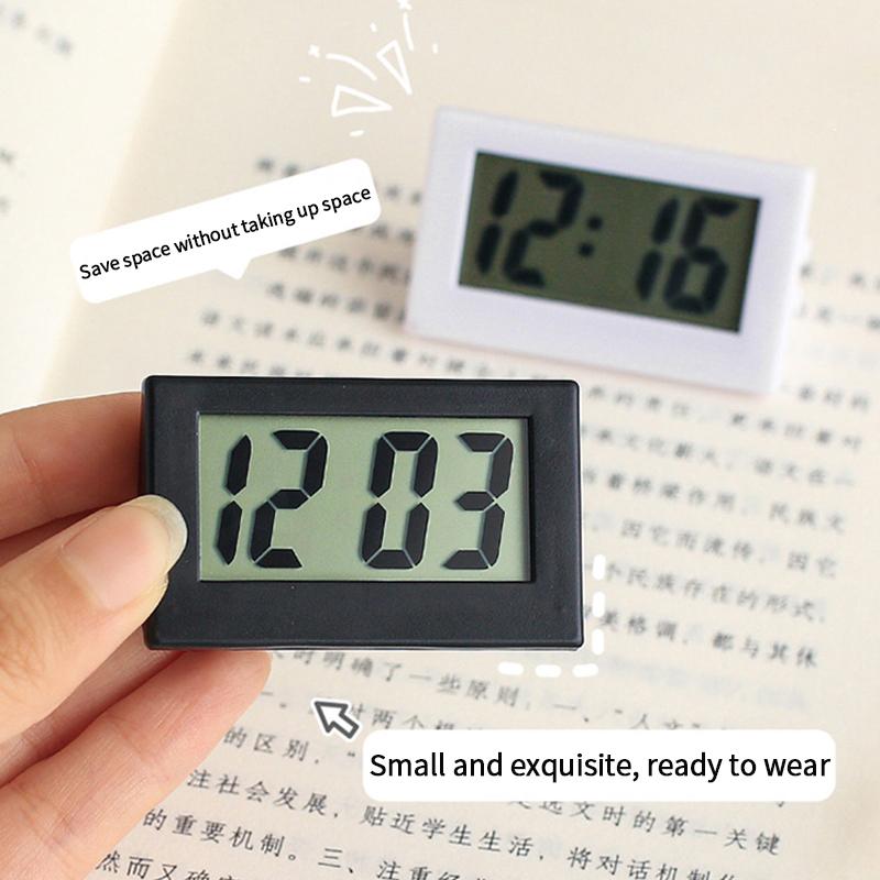 Mini Deskotp Clocks LED Digital Clock Alarm Student Timer Supplies Room Table Clock Home Interior Children's Room Alarm Clock