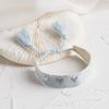 Embroidered Love Heart Woven Bracelet with Tassel