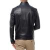 SKINOUTFIT Men's Genuine Lambskin Black Leather Jacket Stylish Motorcycle Bomber Biker Outerwear MJ 180