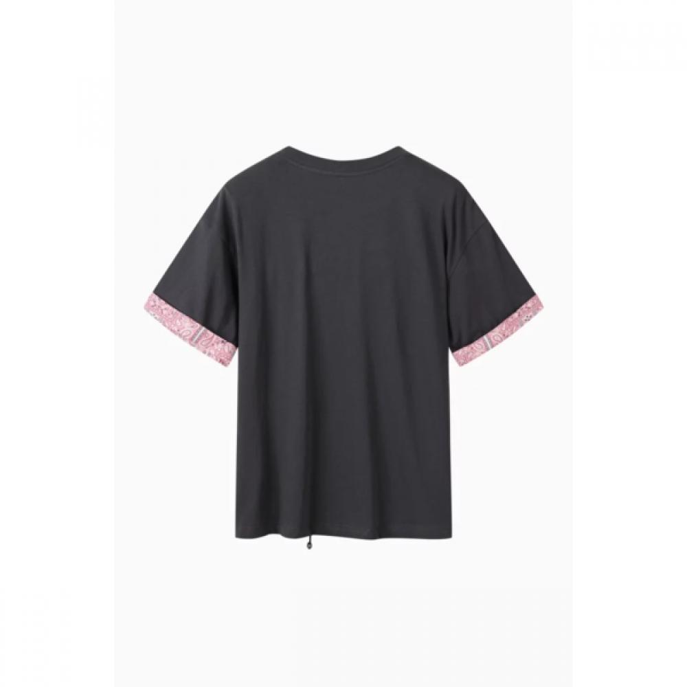 BeneTTon Paisley Turn Up T shirT baTs68631