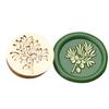 Plant Themed Seal Stamp Head Antique Embossed Sealing Stamp Head for Seal Envelope Invitation Decoration Scrapbooking