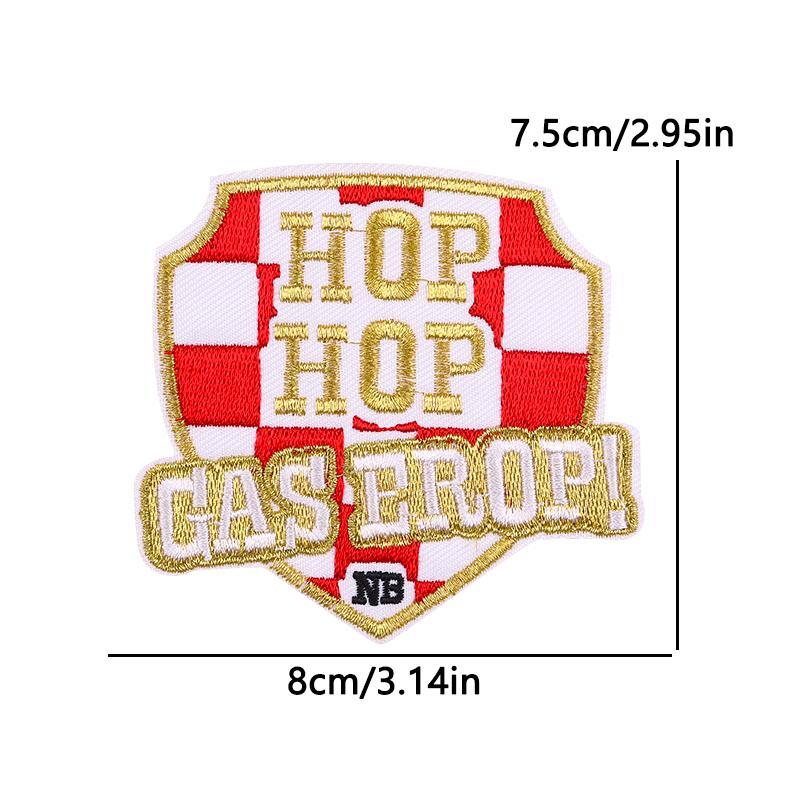 5pcs /Set Brabant Emblem Full Embroidered Patch Iron On Patches For Clothing Frog Carnival For Netherland Patches On Clothes 