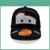 Kids Cartoon Cars Pattern Baseball Hat With Short Brim And Sunblock For Children Summer Wear
