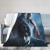 Leons Kennedy Residents Evils Warm Soft Blanket  Students Plush Throw Blanket Pattern Couch Chair Flannel Bedspread Bed Cover