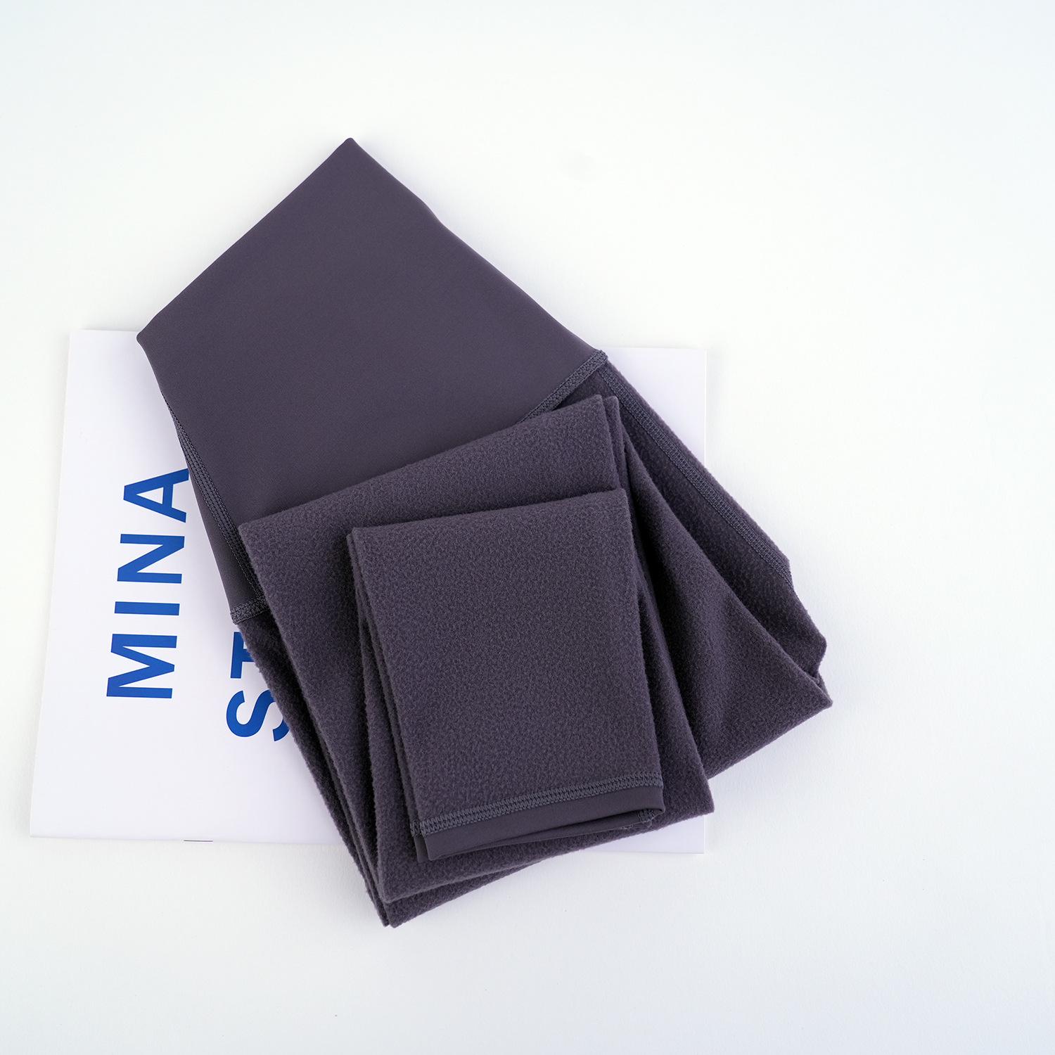 

Зимние флисовые высокоэластичные брюки для йоги, утягивающие леггинсы Medium (95-105 lbs)