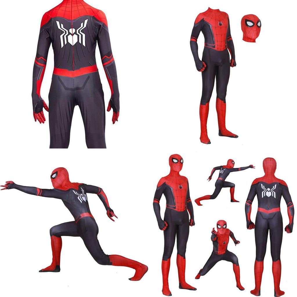 Quality Peter Parker Spider Man Far From Home Cos Costume For Adults And Kids**
