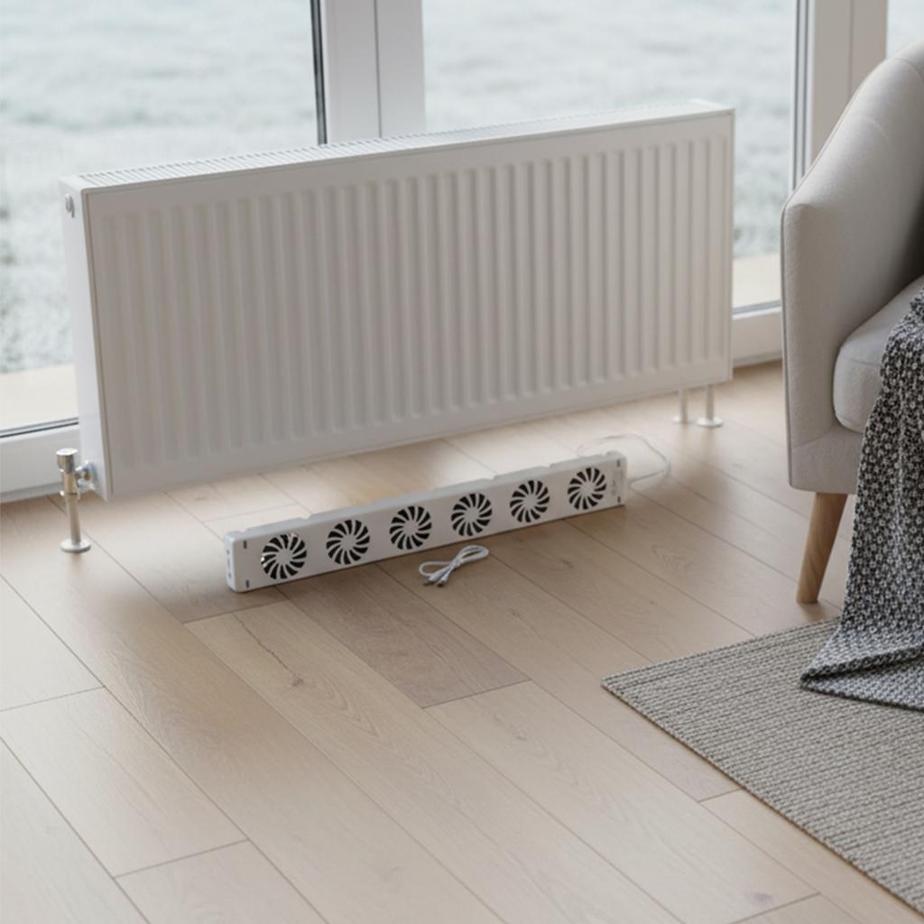 Apartment Heating Fireplace Cooling Fan Automatic Fan Heater Automatic Thermostat Easy To Install Energy-saving