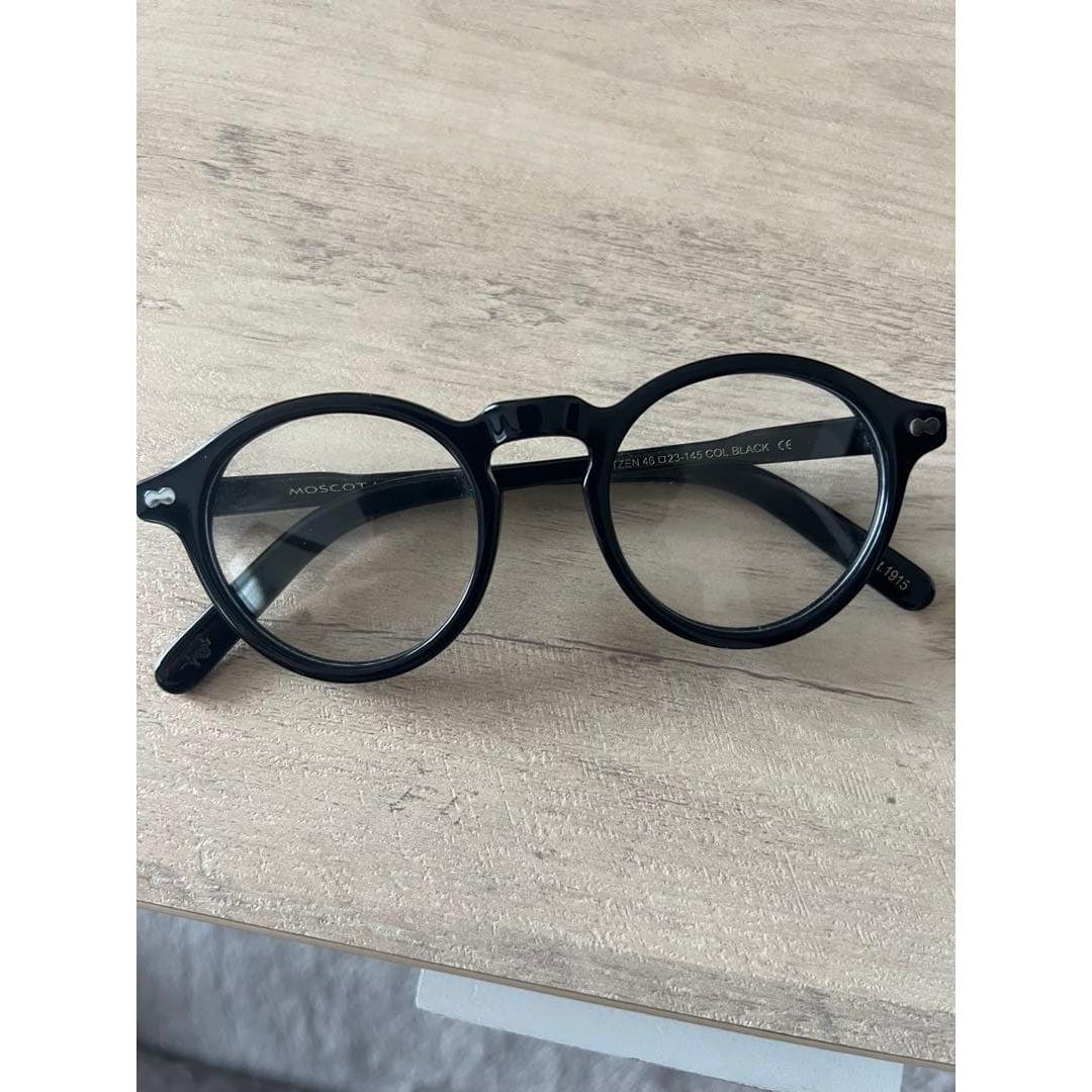 Used MOSCOT ZEV 46 Black Date Glasses