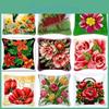 And Plants Embroidery Pillow Flowers Latch Hook Kit Carpet Plant Latch Hook Rug Button Pad Smyrna Package Cross Knooppakket Kits