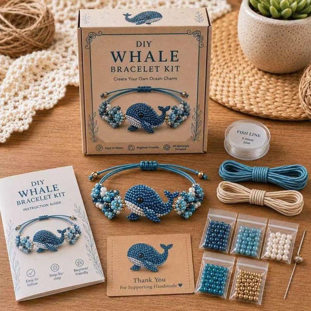Hummingbird Design Beaded Bracelet Making Kit Full Set Handmade Bracelet Craft Set  Gift Giving