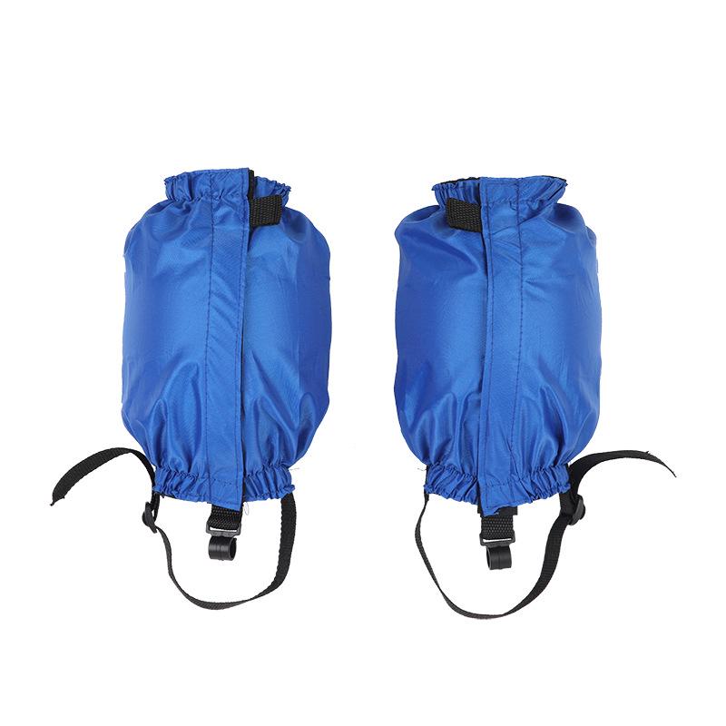 Outdoor Waterproof Snow Hiking Gaiters: Anti-Sand & Ski Shoe Covers синий