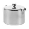 Stainless Steel Sugar Jar With Condiment Containers Lids Reusable Seasoning Storage Jars Kitchen Spice Container Bowl Jar