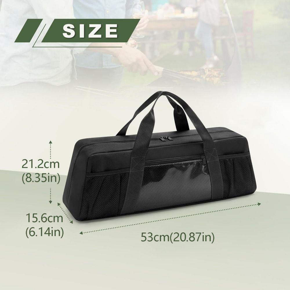 Large Capacity Grill Tool Storage Bag BBQ Tool Storage Bag BBQ Accessories Storage