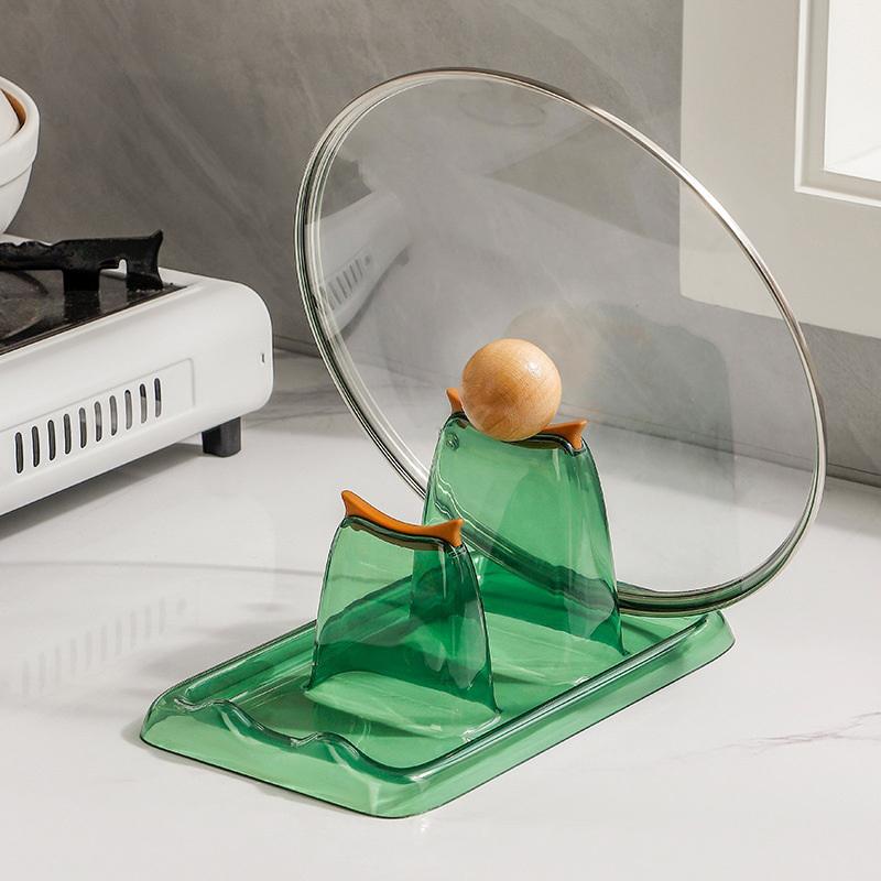 1 Kitchen Spatula Holder, Pot Lid Holder, Countertop Shovel, Spoon Holder, Soup Spoon Mat, Chopstick Holder, Soup Spoon