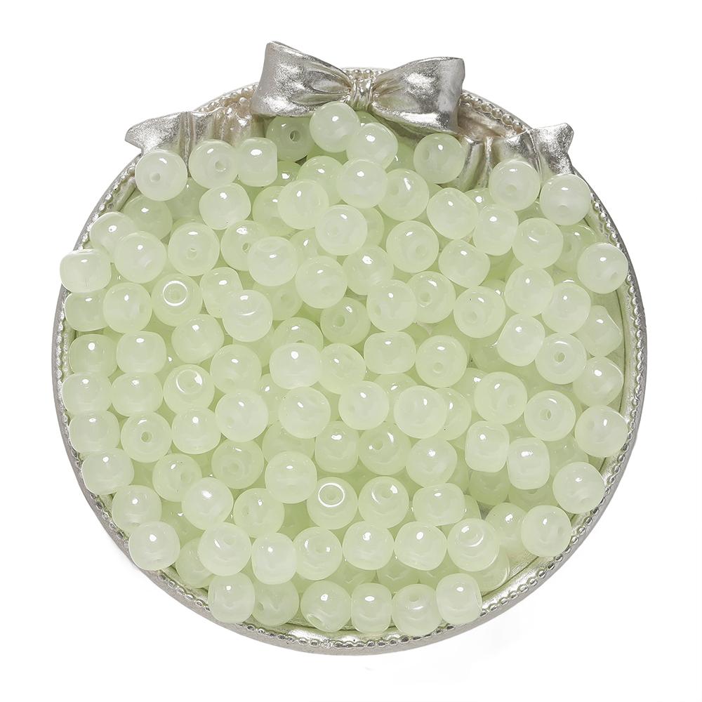 20-50pcs/lot Jelly Flat Round glass Beads Bracelet Spacer Beads For DIY Handmade Charm Jewelry Making Findings Wholesale