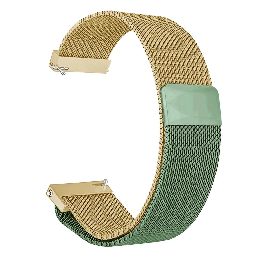 20/22mm Magnetic Milanese Strap for Samsung Galaxy Watch 7 6 5 4 40 44mm Gear S3 Stainless Steel Band for Huawei 4 GT3 Bracelet