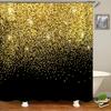 Golden Fantasy Colorful Print Shower Curtain Waterproof Polyester with Hook Bathroom Curtains Home Decoration 3D Shower Curtain