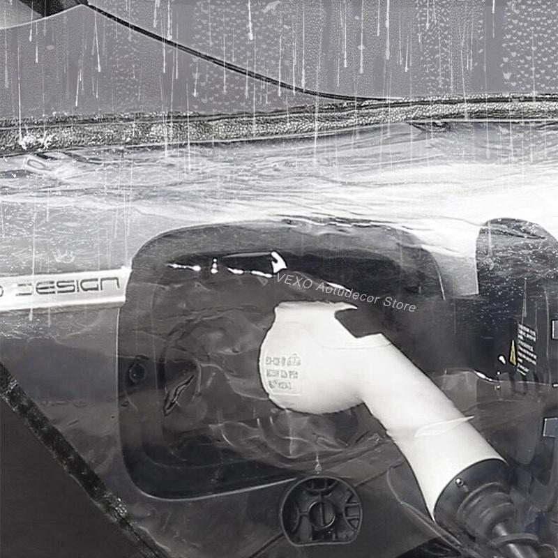 For Geely Galaxy EX5 E5 Car Charging Gun Charging Port Rainproof Cover Electric Vehicle Waterproof Outdoor Charging Protector
