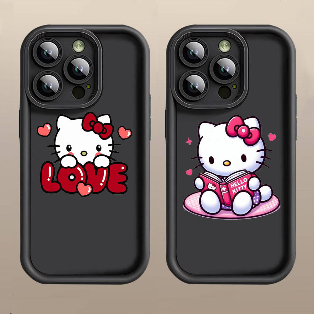 Чехол D-9 Hello Kitty для iPhone 15 14 13 12 8 Plus Samsung S24 S23 Ultra A04S A05S Huawei P40 P50 P60 Nova 11 Pro Max OPPO A17K Reno 10