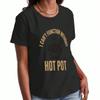 Hot Pot Addiction Wounisex's Cotton T Shirt, Premium Cotton Print,Durable,Casual Fashion,I Work To Support My Hot Pot Addiction Graphic Tee, Raunisex 
