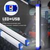 LED Bar Light Rechargeable Tube Camping Lamp Magnetic Suspension Portable Light Bulb for Emergency Night Market Outdoor Lighting