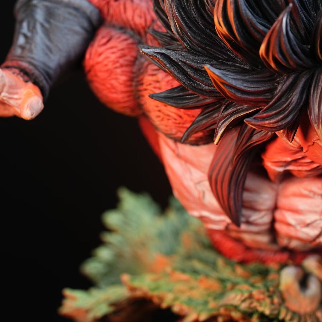 28cm Dragon Ball Broli Super Saiyan 4 Preparation Posture Anime Figure Model Statue Collection Desktop Decoration Ornament Toys