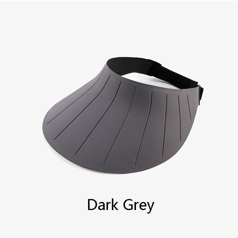 

Солнцезащитная шляпа с широкими полями, защита от УФ-лучей, защита лица, регулируемая лента для головы, дышащая летняя кепка для женщин и мужчин, для занятий спортом на открытом воздухе, велоспорта, легкая темно серый