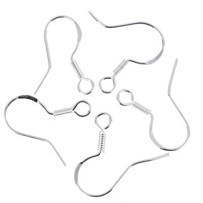 50 buc. Cârlige pentru cercei DIY din Argint Sterling 925 Accesoriu Bijuterii Minge Fir pentru urechi