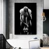 Modern Nude Art Poster Sexy Suit Women Canvas Painting Black and White Body Art Wall Pictures for Living Room Home Decor Mural