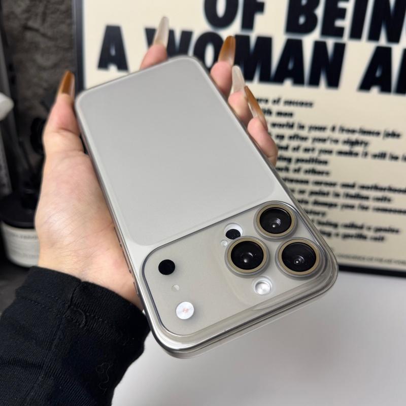 

Soft Candy Large Camera Phone Case For iPhone 17 Air 16 Pro Max 16Plus Shockproof Lens Glass Bumper Transparent TPU Cover iPhone Air
