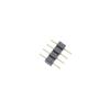 5Pcs 5050 Led Rgb Strip Light Connector 4 Pin Conductor Strip To Controller Jumper Solderless Clip On Pigtail Power Adapter