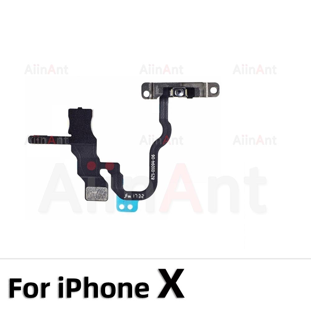 AiinAnt Power Volume Buttos Flash Light Power Flex Cable For iPhone 11 Pro X XR Xs Max SE 7 8 Plus SE 2 3 2020 2026 Phone Pars